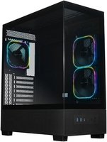 Корпус XASTRA Q500 3ARGB-FG-C10-UC (черный) - фото