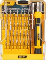 Набор отверток прецизионных Deli DL1033D (33 предмета) - фото