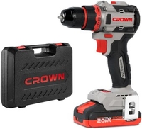 Дрель-шуруповерт Crown CT21128HMX-2 BMC (с 2-мя АКБ, кейс) - фото