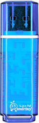 USB Flash Smart Buy Glossy Blue 64GB (SB64GBGS-B) - фото