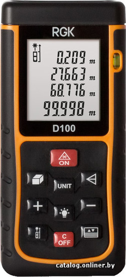 Лазерный дальномер RGK D100 - фото