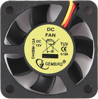 Вентилятор для корпуса Gembird D40BM-12A - фото