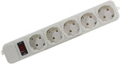 Сетевой фильтр ExeGate 5 розеток, 3 м, белый (SP-5-3W) - фото