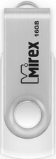 USB Flash Mirex SWIVEL WHITE 16GB (13600-FMUSWT16) - фото