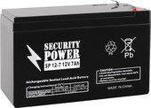 Аккумулятор для ИБП Security Power SP 12-7 F1 (12В/7 А·ч) - фото