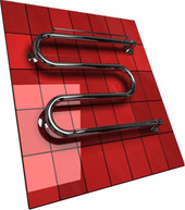 Полотенцесушитель Двин M с полочкой 50x40 - фото