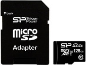 Карта памяти Silicon-Power microSDXC Elite UHS-1 (Class 10) 128GB (SP128GBSTXBU1V10SP) - фото