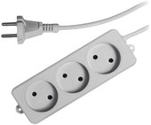 Сетевой фильтр Гарнизон 3 розетки, белый, 2 м (EL-NL3-W-2) - фото