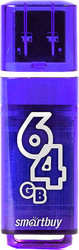 USB Flash Smart Buy Glossy Dark Blue 64GB [SB64GBGS-DB] - фото