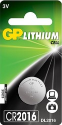 Батарейки GP Lithium CR2016 - фото