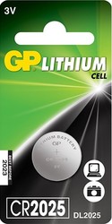 Батарейки GP Lithium CR2025 - фото