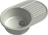 Кухонная мойка GranFest QUARZ Z-18 (серый) - фото