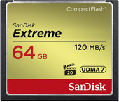 Карта памяти SanDisk Extreme CompactFlash 64GB [SDCFXSB-064G-G46] - фото