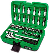 Набор торцевых головок и бит Toptul GCAI4503 45 предметов - фото