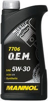 Моторное масло Mannol 7706 O.E.M. 5W-30 1л [MN7706-1] - фото